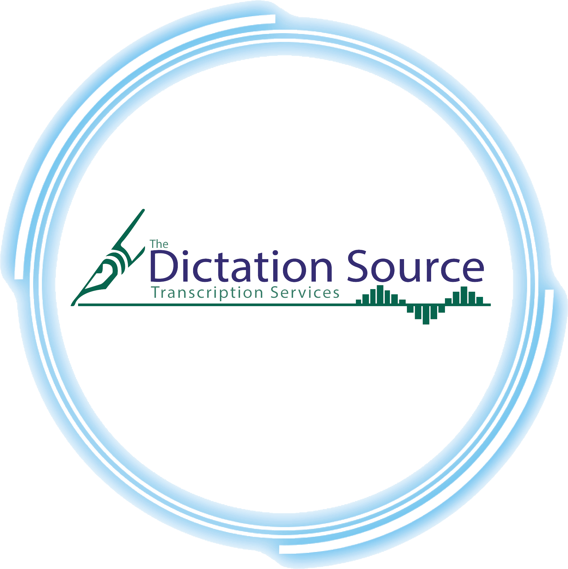 Dictation Source Circle Logo